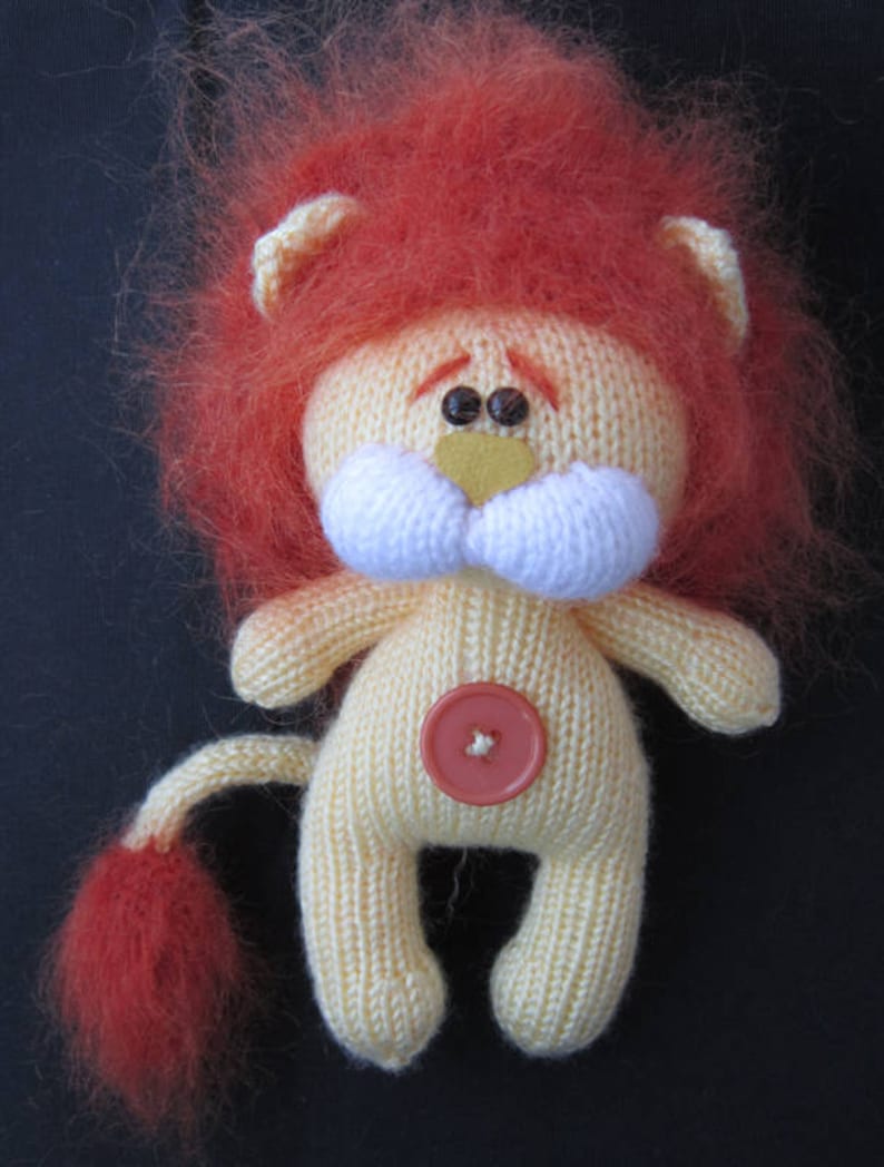 Little Lion Cub Lion for babies Amigurumi Lion Lion for child Baby gift Lion knitting toy Stuffed funny lion Shaggy lion toy Safari animal
