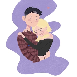 Digital Couple Portrait