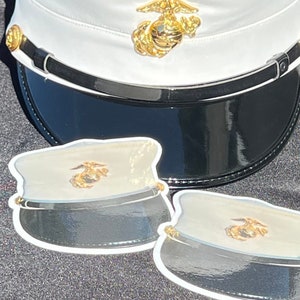 Woman Marine Bucket Cover, USMC Sticker, Women Marine Veteran, Military Stickers, USMC License #286-23