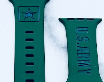 Army apple watch band, Army retirement gifts, Army retired, Army gifts for dad, Army dad gifts, Army Veteran gift, Retired Army gifts