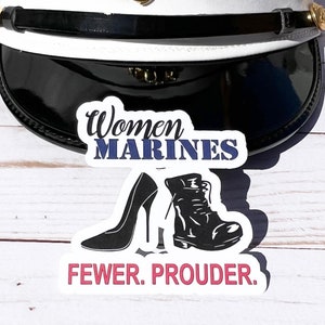 Marine Corps Stickers | USMC Sticker | Women Marine Veteran | Military Stickers | Marine Corps Sticker pack | USMC License #286-23