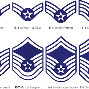 USAF Rank svg, Air Force SVG | Air Force rank svg | USAF svg | Air Force svg files | Air Force rank | Digital Download | Instant Download