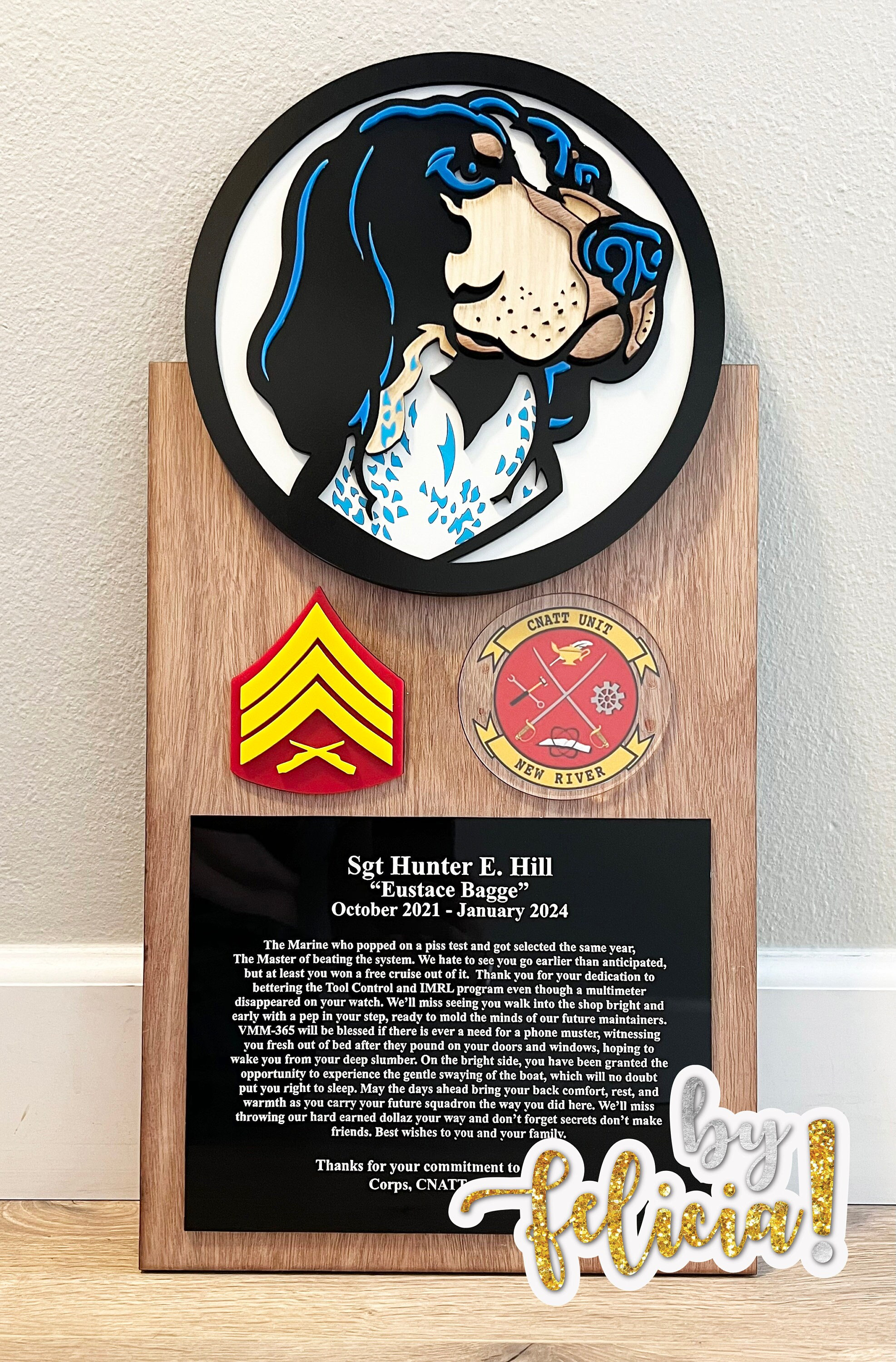 Marine Corps Plaques, Marine Corps Retirement Gift, Marine Corps