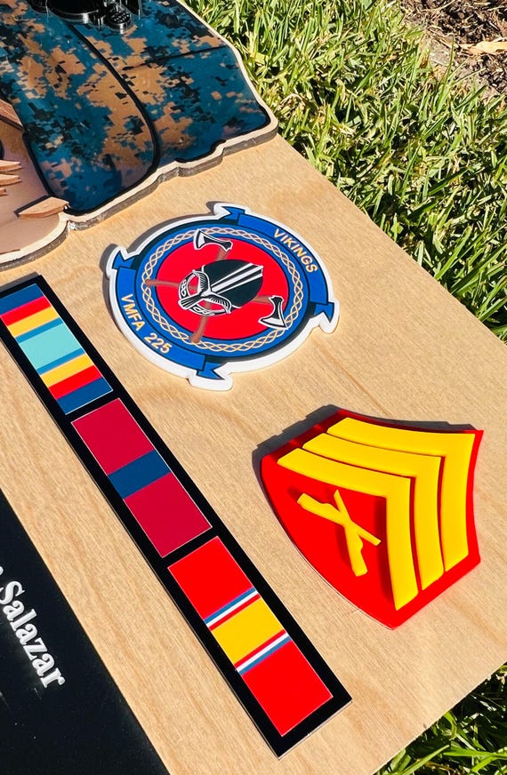 Marine Corps Plaques, Marine Corps Retirement Gift, Marine Corps