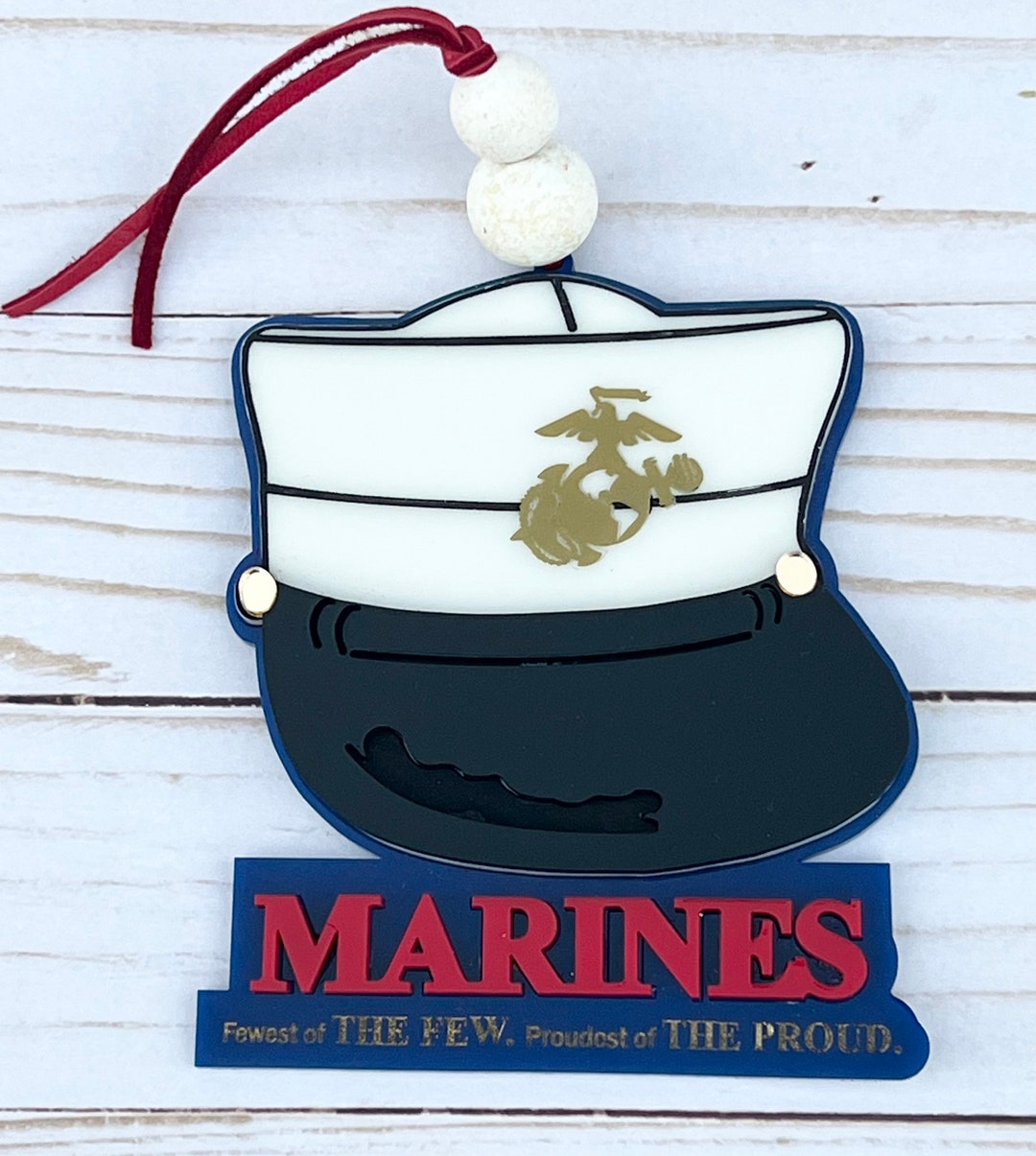 Marine Corps Ornament Marines Dress Blues USMC Ornament Marine Corps