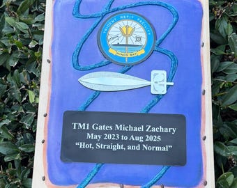 Navy plaques, Navy retirement gift, USN retirement gift, USN retired, Navy chief, Military plaques for retirement, Military plaque award