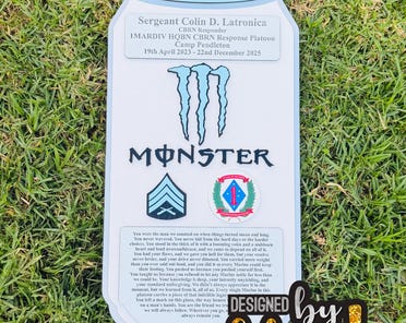 Marine Corps Plaques, Marine Corps Retirement Gift, Marine Corps