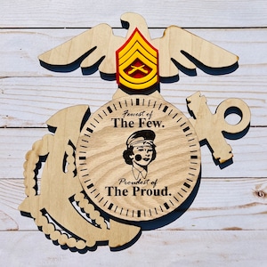 Marine Retirement Gift, Marine Corps gifts, USMC clock, UsMc retirement gift, USMC retirement party, Marine Corps, USMC License #286-23