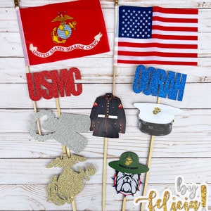 Marines Party Decorations | Marine Corps Party supplies | Marine Corps Ball | USMC Party decorations | | USMC License #286-23