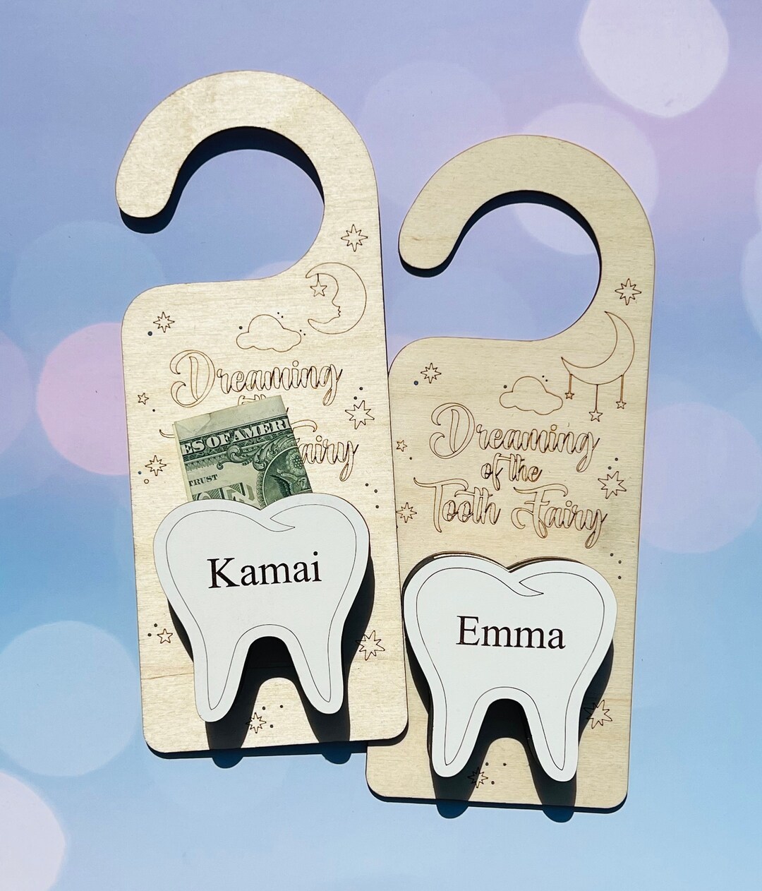 Tooth Fairy Door Hanger | Tooth Fairy Door Hanger With Money Holder ...