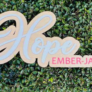 Name Cutouts for Nursery, Wooden Letters, Name Sign, Nursery Letters, Wall Art Above Crib, Nursery Decor, Nursery Wooden Name, Boy Nursery