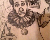 Articles Similaires à Clown Triste Art Art Du Cirque