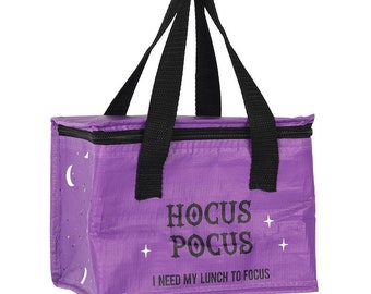 purple lunch tote