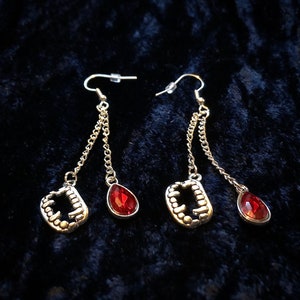 Astarion Baldur's Gate 3 inspired vampire earrings