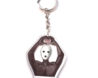 Pathologic Tragedian Double Sided Acrylic keychain