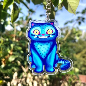 KPop Demon Hunters Inspired Derpy The Tiger Saja Boys Huntrix Keychain