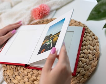 Slip-In Matted Album for 5x7&quot; Prints Flores Personalized Cover (MA)