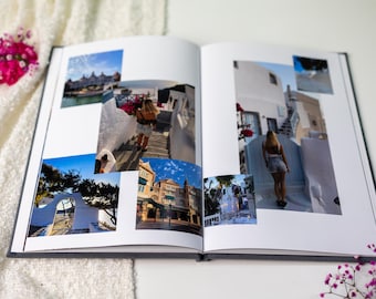 Personalized Photo Book 10x10" | Viscose (Rayon) Custom Cover & Embossing | Wedding, Baby, Travel Memory Book