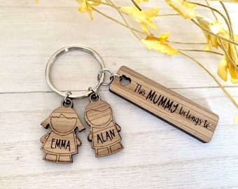 Mom keychain, this mom belongs to, Mother’s Day gift, custom keychain