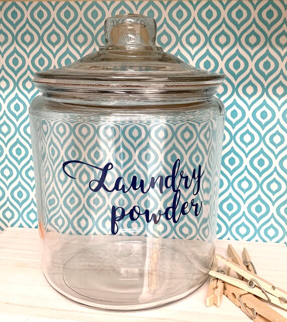 Custom laundry jars laundry Canister Labels laundry Labels Etsy