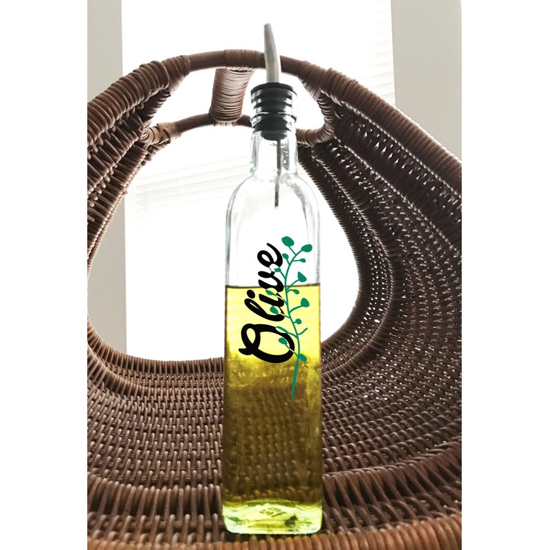 Olive oil dispenser vinegar dispenser oil bottle Etsy