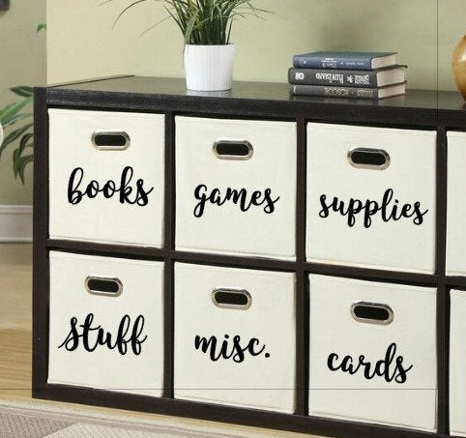 Custom Labels for Storage Cubes LABEL ONLY Iron on Storage Etsy