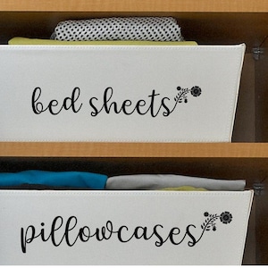 Custom Vinyl Storage Labels: Personalized Organization Decals