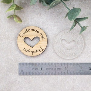 Personalized favor tags, your text tags, wooden tags, party favors, gift tags, personalized tags image 3