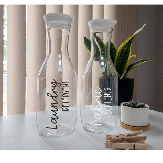 Waschmittelspender, Wäscheflasche. Plastikflasche