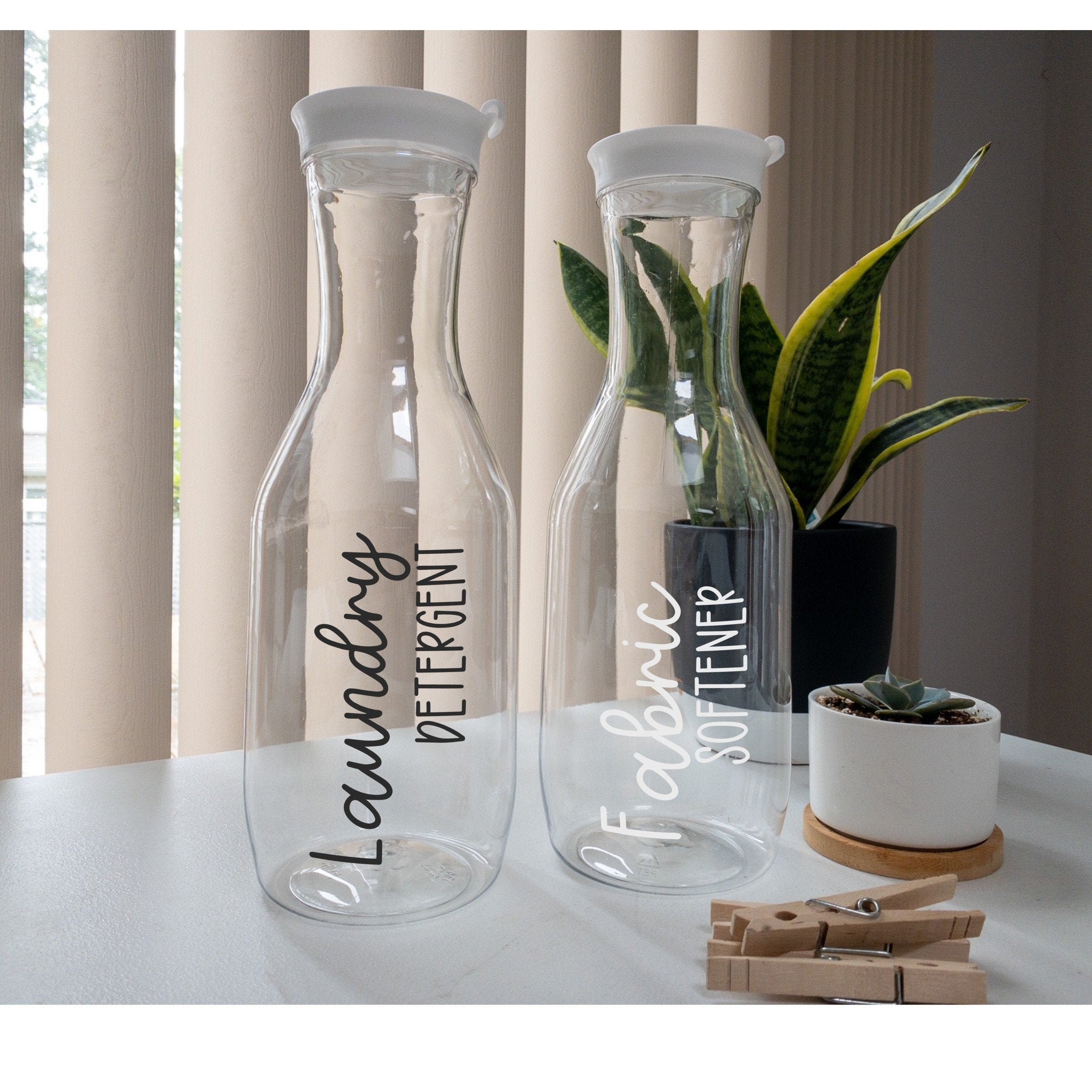 Laundry Detergent Dispenser Laundry Bottle. Plastic Bottle Etsy