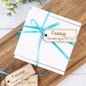 Personalized gift Tags - something gift tags, Gift Tags - Wooden Gift Tag - something you want set, something you need