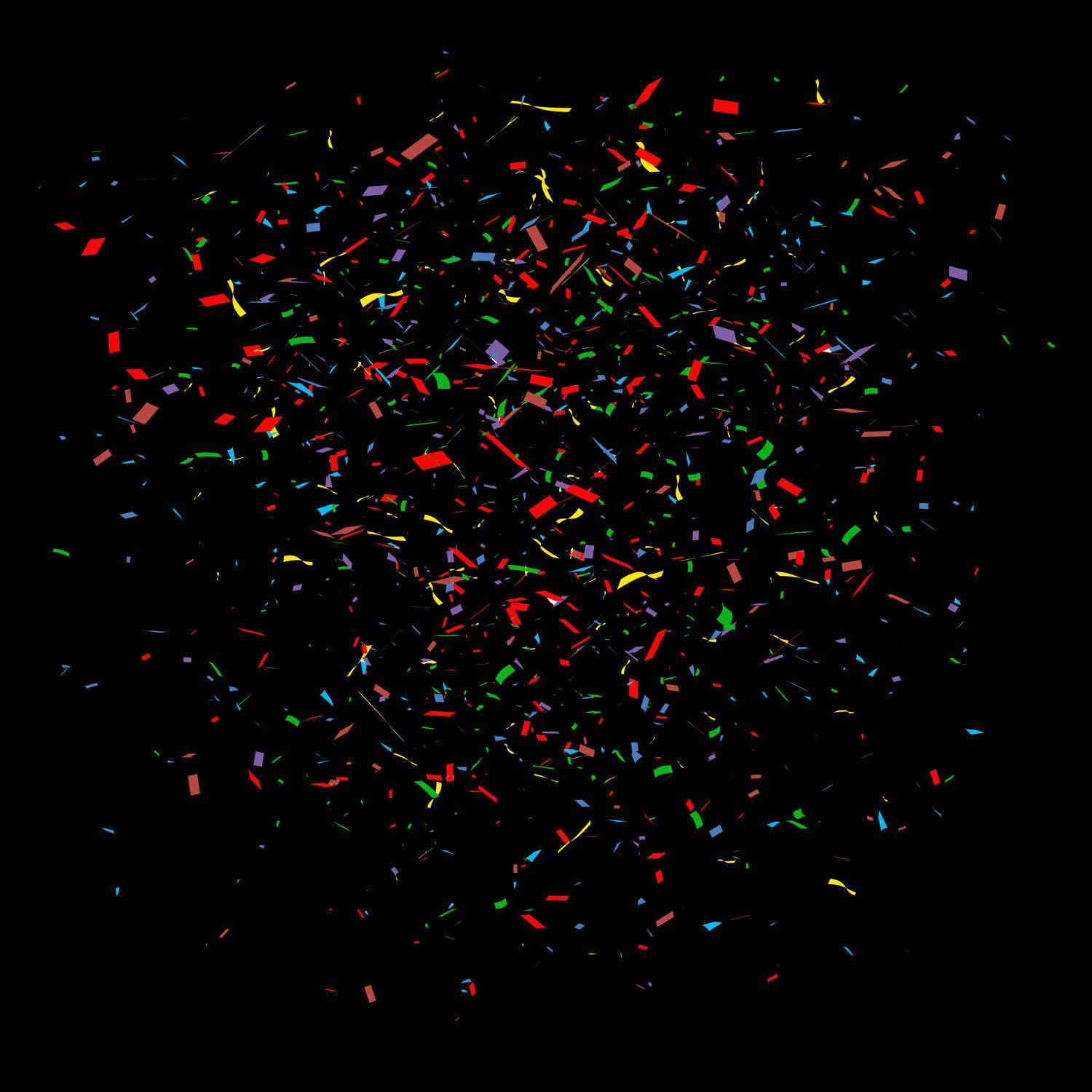 6 X Confetti Overlays Falling Confetti Separate Png Files - Etsy UK