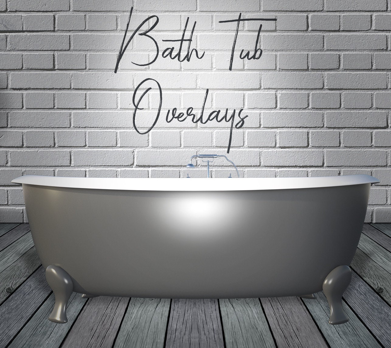 7 Bathtub Overlays Separate PNG Files High Resolution Etsy Hong Kong