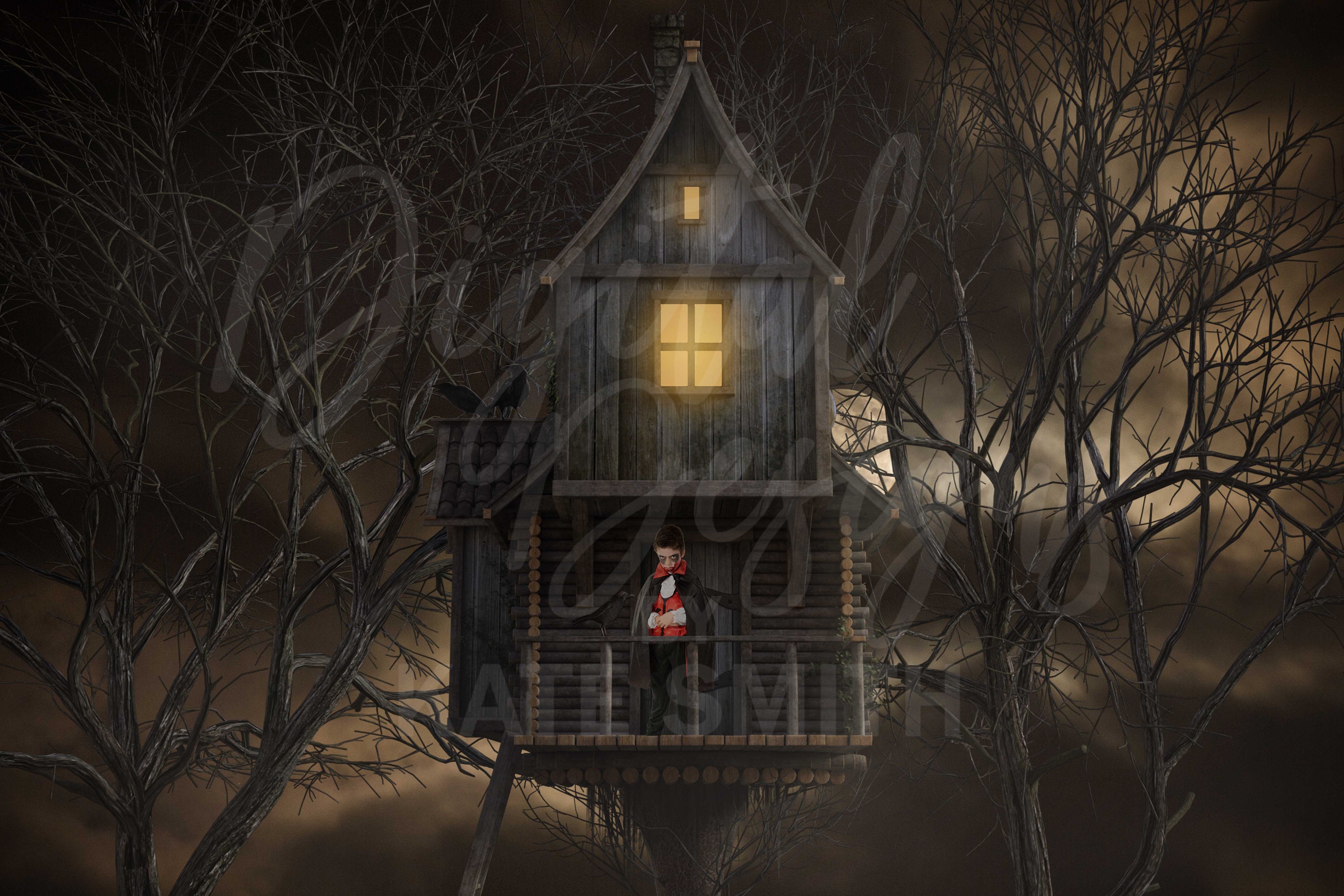 Spooky Tree House Digital Backdrop Background High Resolution Instant Download Buy 3 Get 1 Free Cuok Spooky Tree House Digital Backdrop Background High Resolution Instant Download Buy 3 Get 1 Free Cuok