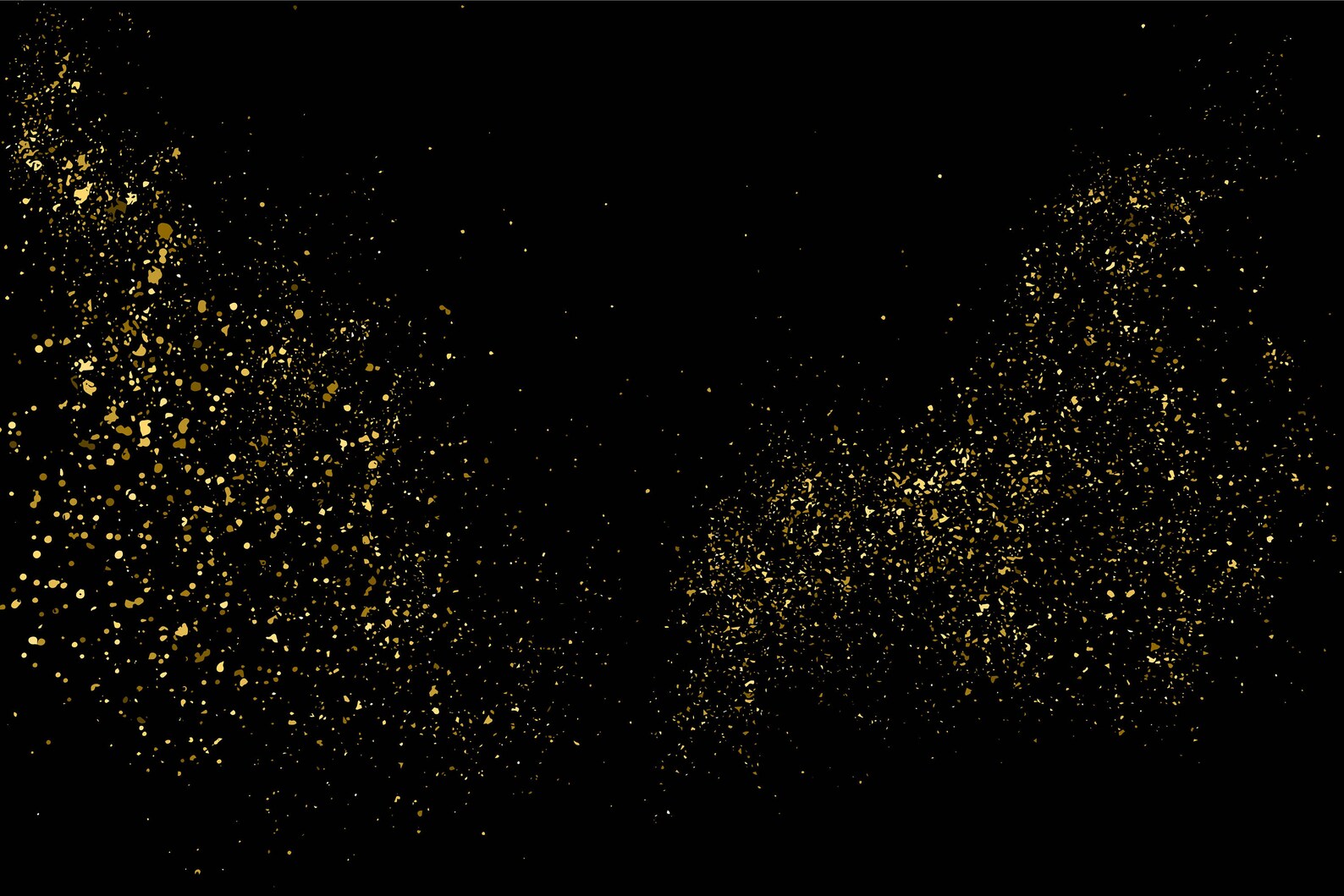 8 Golden Glitter Overlays Separate PNG Files High | Etsy