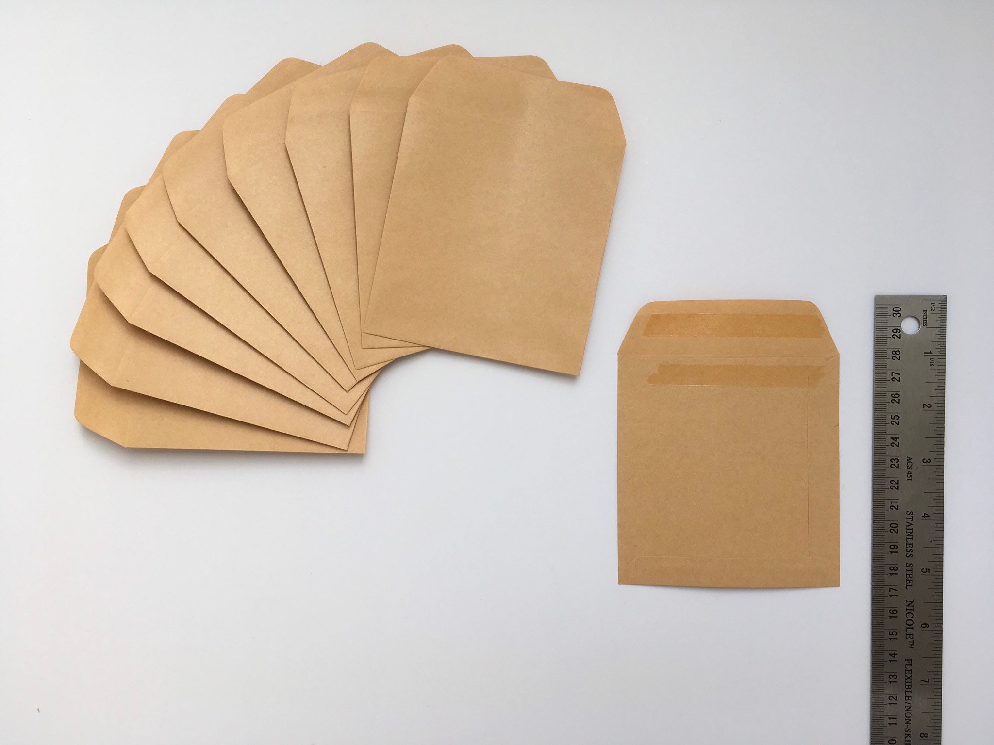 Mini Manilla Envelopes Brown Coin Wage Envelopes Small Kraft Etsy UK