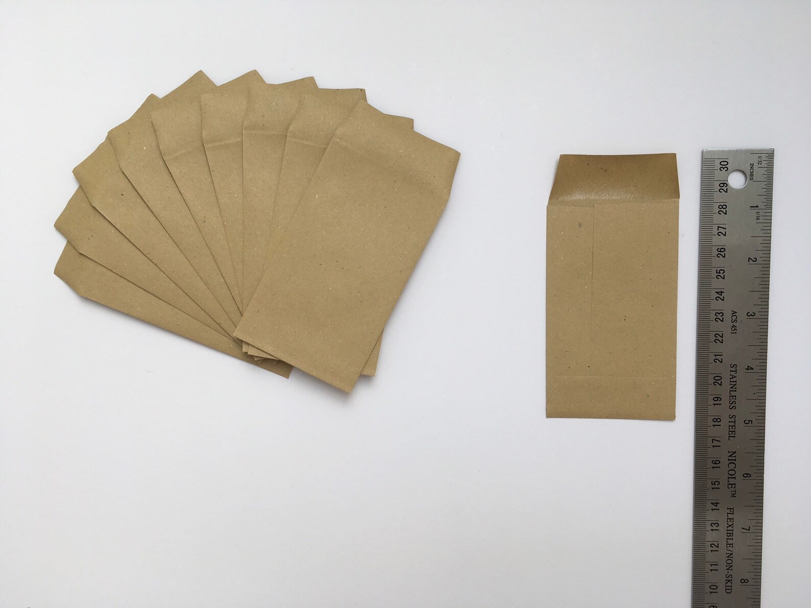 Mini manilla envelopes brown coin envelopes small kraft Etsy