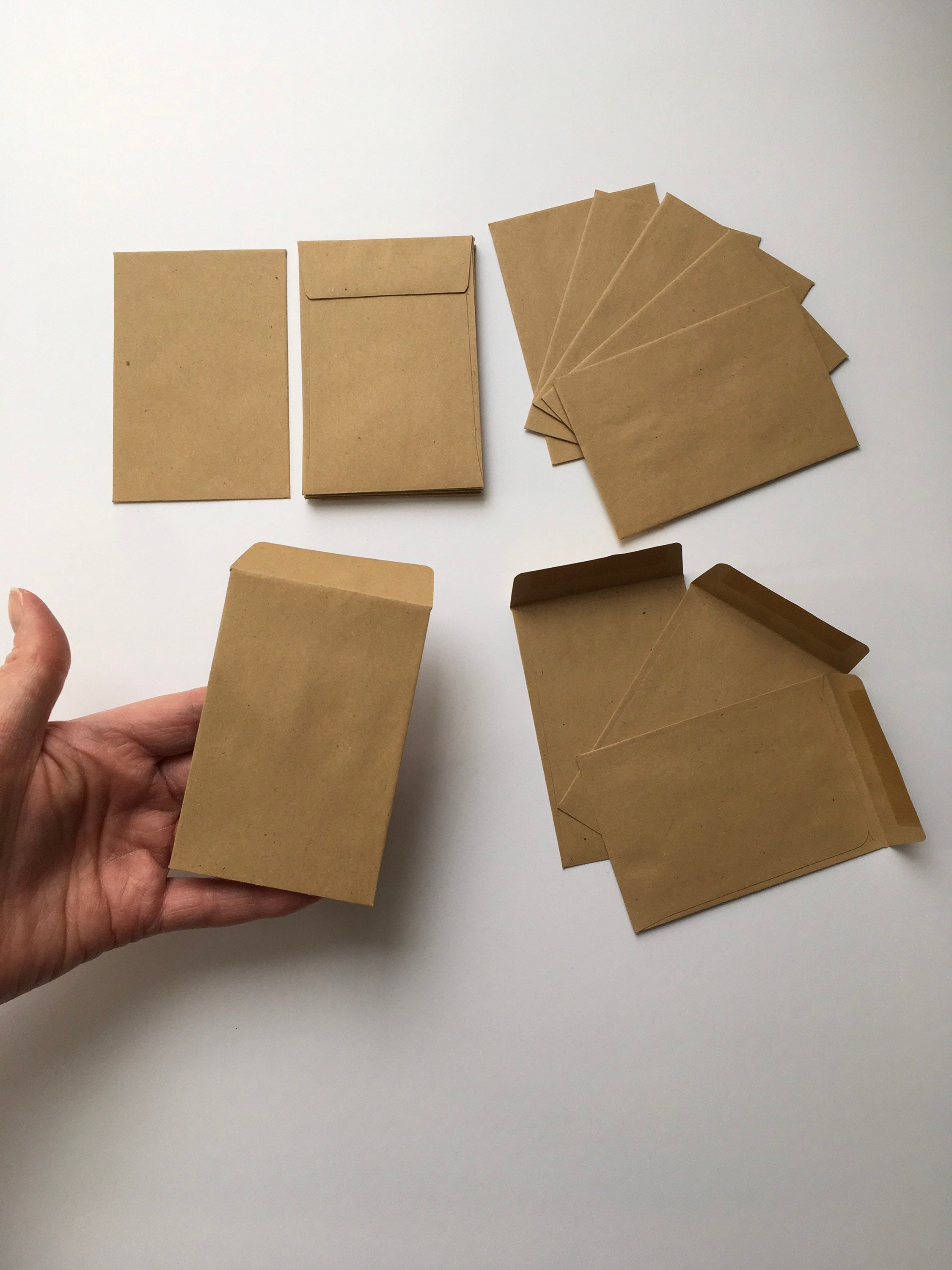 Mini Manilla Envelopes Brown Coin Envelopes Small Kraft Etsy UK