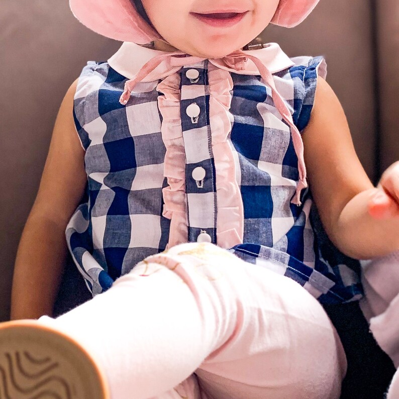 Baby Girl Blouse PDF Sewing Pattern – Button-down With Peter Pan Collar ...
