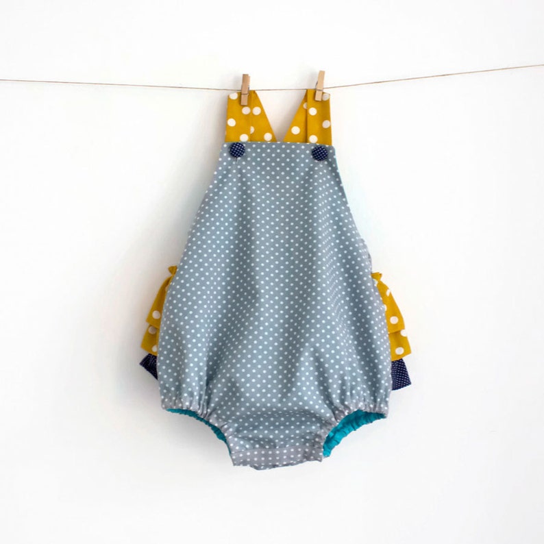 Baby Ruffled Romper Pattern PDF Sewing Pattern Instant Etsy
