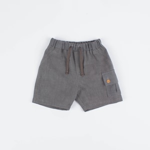 Baby Pants PDF Sewing Pattern with Cargo Pocket and drawstring Shorts Option image 10