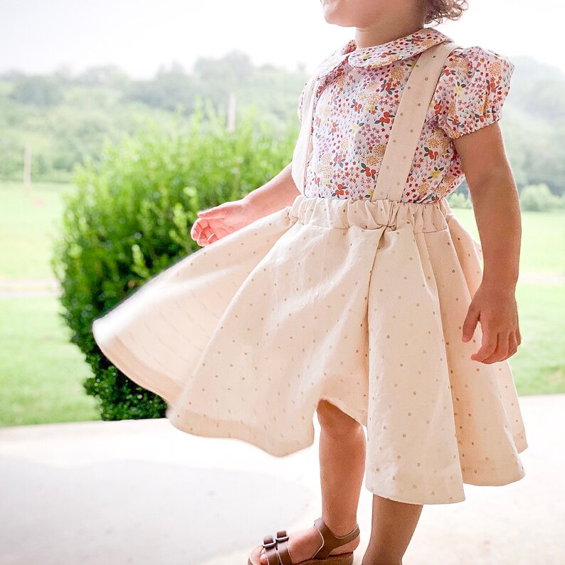 Girl Circle Skirt Sewing Pattern PDF Instant Download Etsy