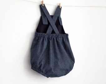 Baby Romper PDF Sewing Pattern – Instant download – Cross Back Straps