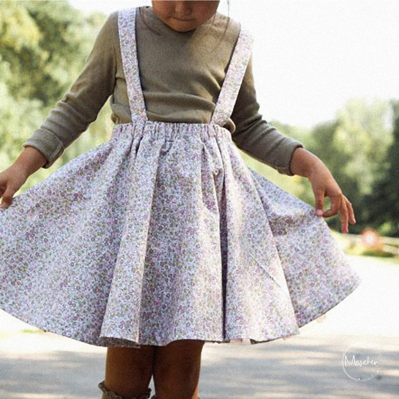 Girl Circle Skirt Sewing Pattern PDF Instant Download Etsy