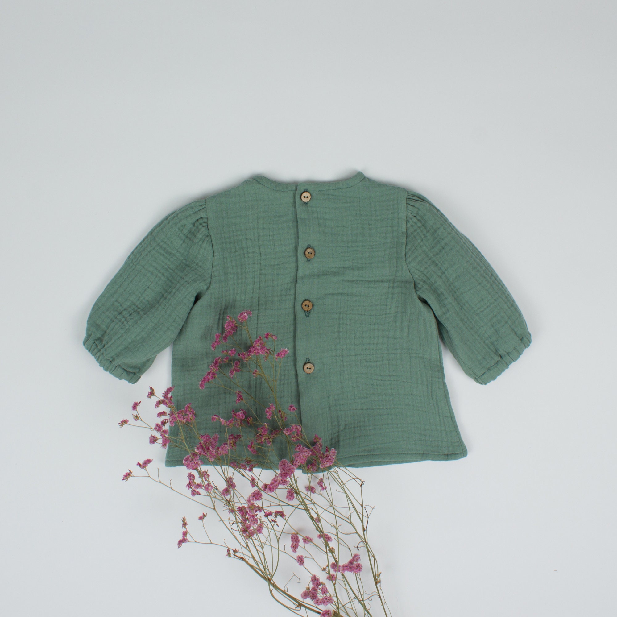 Baby Peter Pan Collar Blouse With Puff Sleeves – Pattern PDF Sewing ...