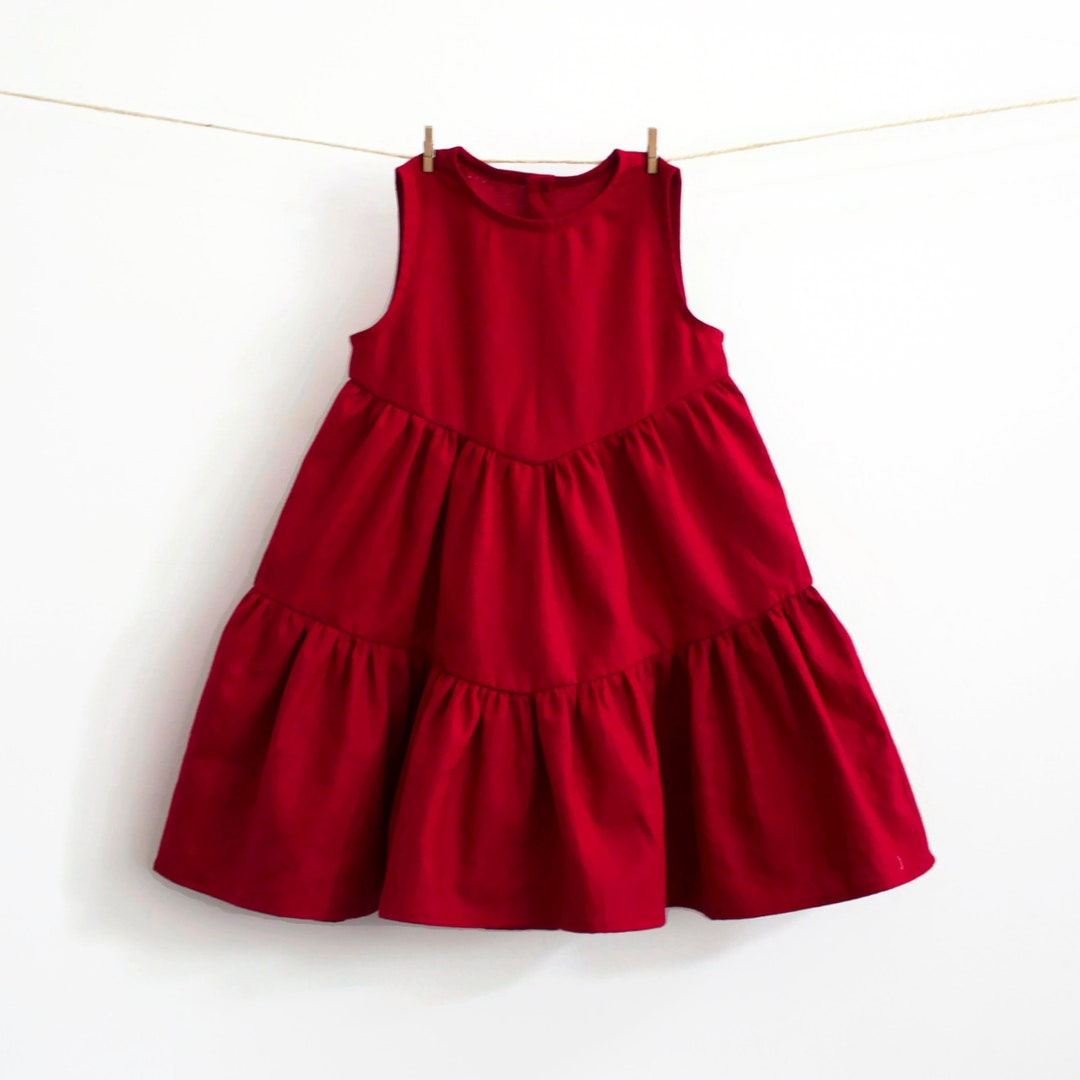 Girl Dress Pattern PDF Sewing Pattern Instant Download Peter Pan Collar