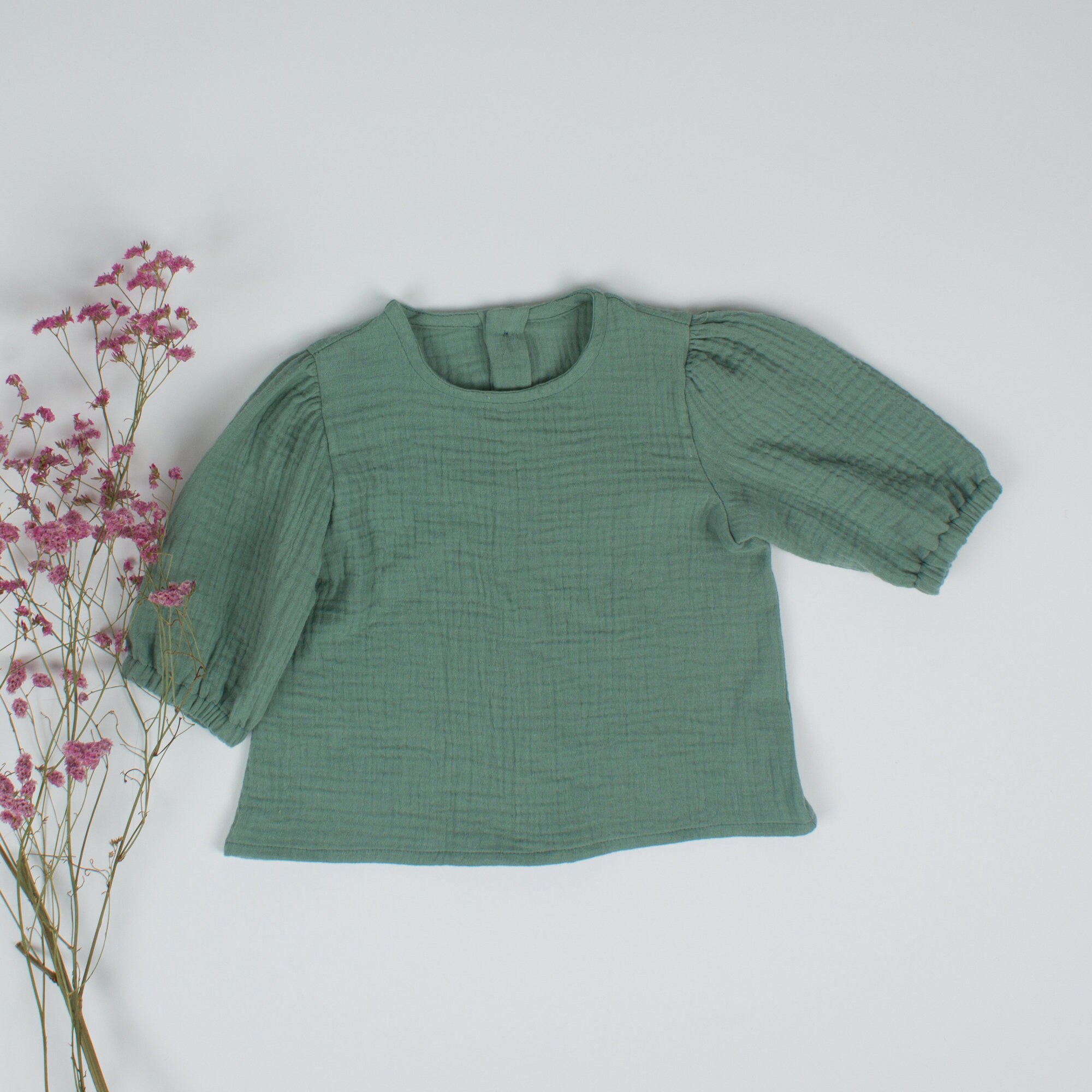 Baby Peter Pan Collar Blouse With Puff Sleeves – Pattern PDF Sewing ...