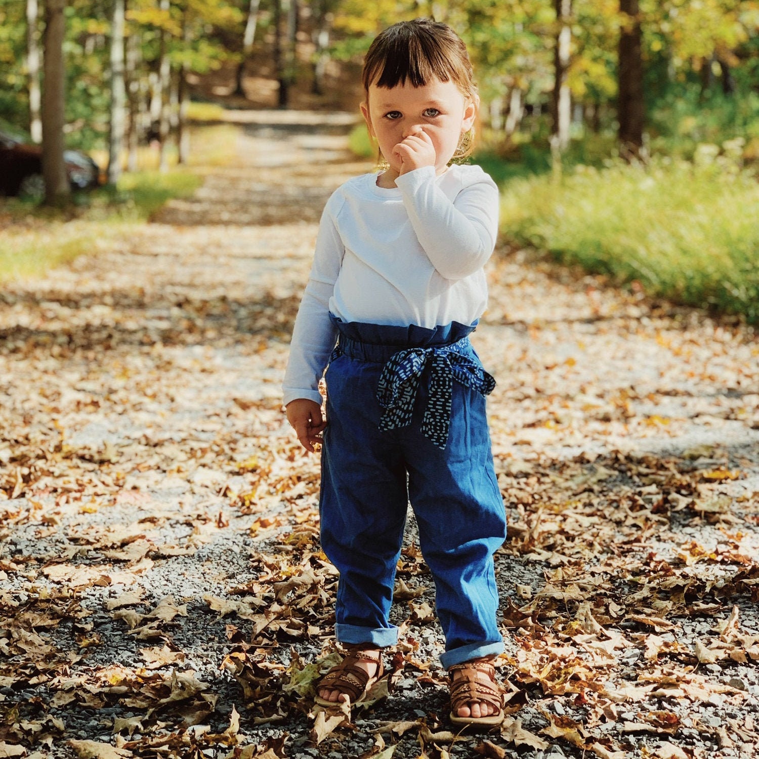 Baby and Girl Trousers Pants Sewing Pattern Paper Bag High - Etsy