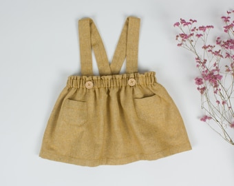 Girl Skirt with straps Pattern PDF Sewing Pattern – Instant download