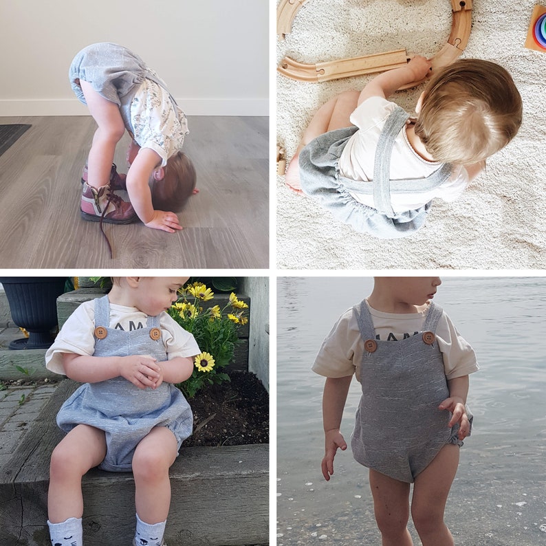 Baby Ruffled Romper Pattern PDF Sewing Pattern Instant Etsy